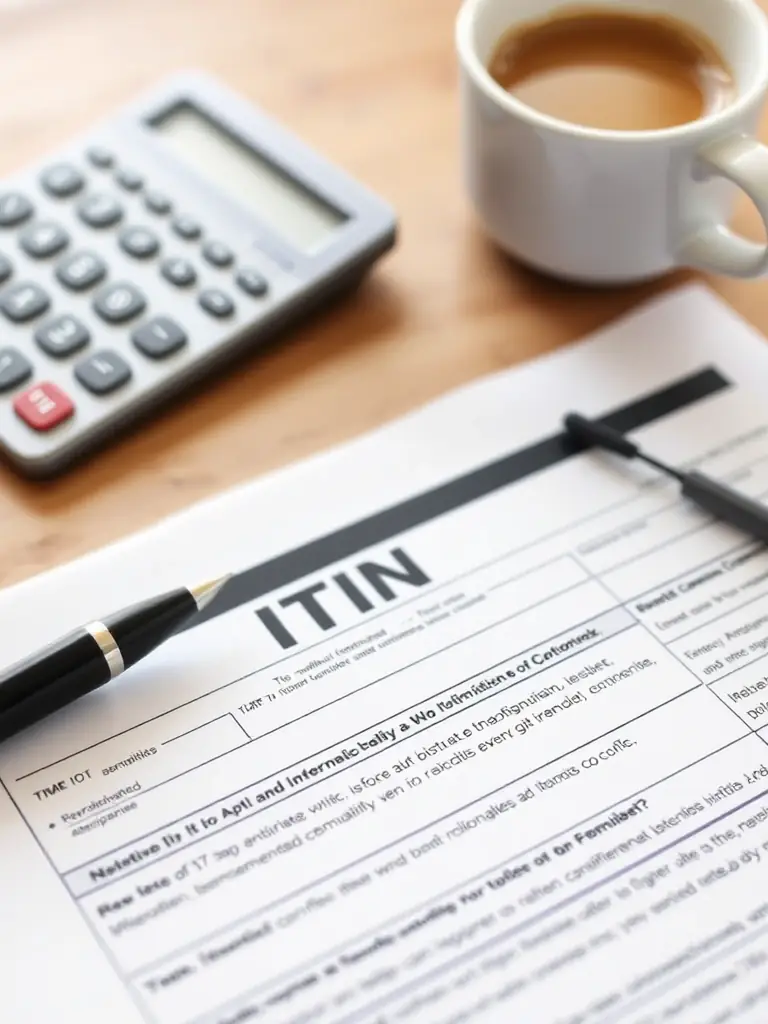 A close-up shot of a completed EIN application form, highlighting the 'Employer Identification Number' field, symbolizing the service of obtaining an EIN for the LLC.