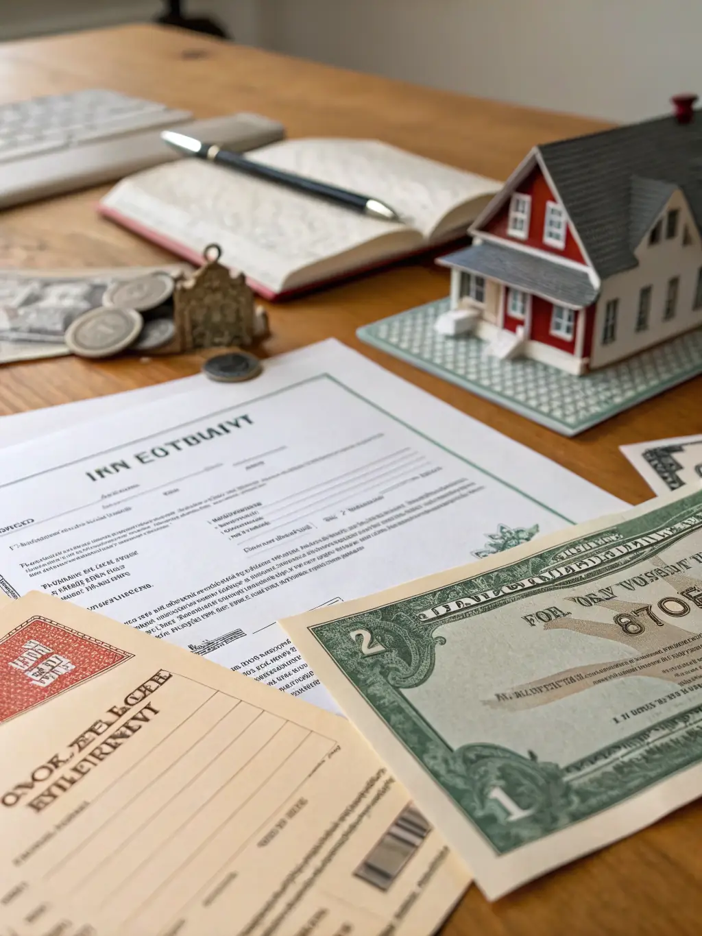 A visual representation of various assets (real estate, stocks, bonds) being aligned and balanced, symbolizing the comprehensive asset coordination services offered.