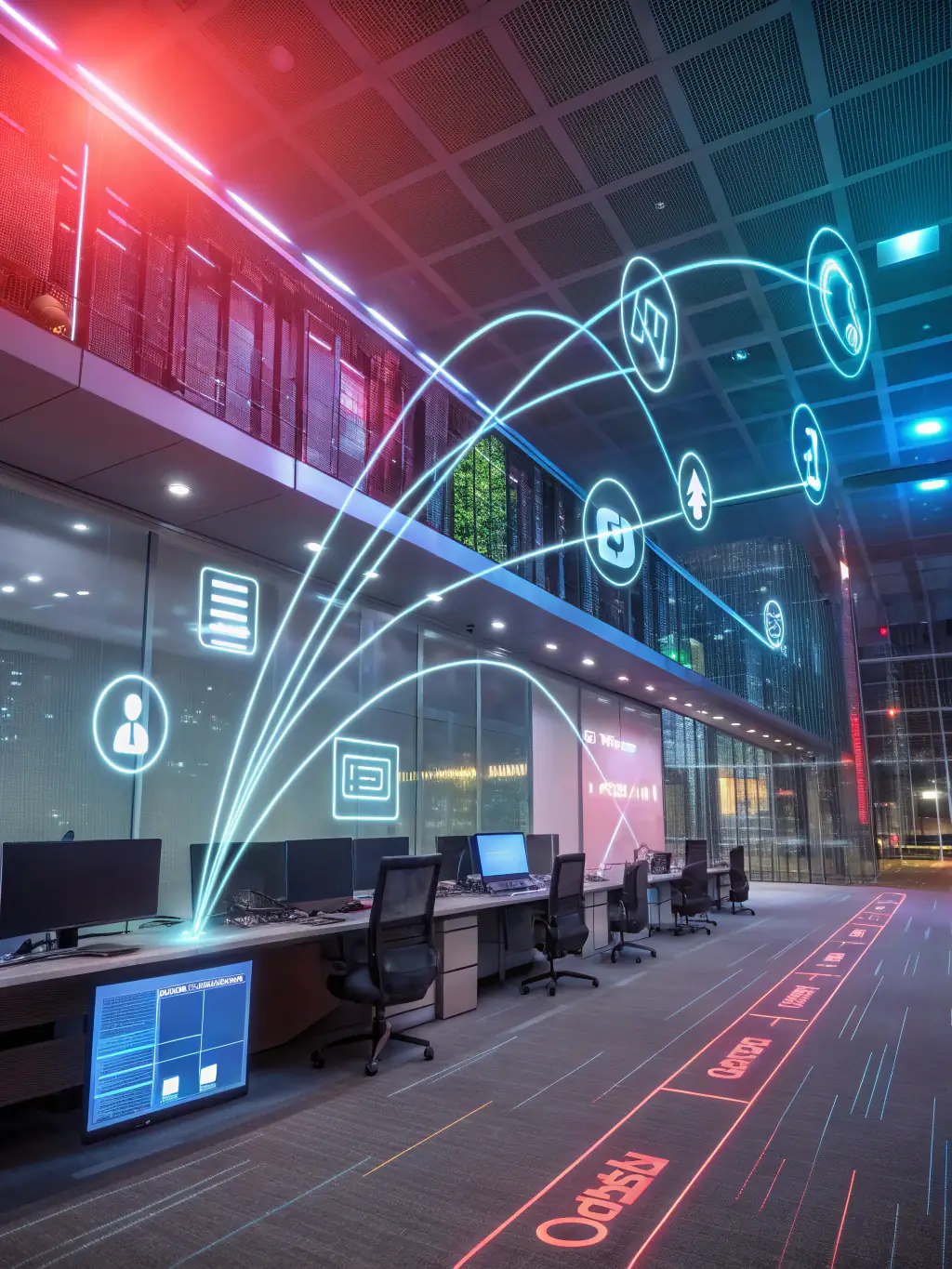 A visual representation of CRM integration, showing data flowing seamlessly between a CRM platform and other legal software, emphasizing enhanced data management and client relations.