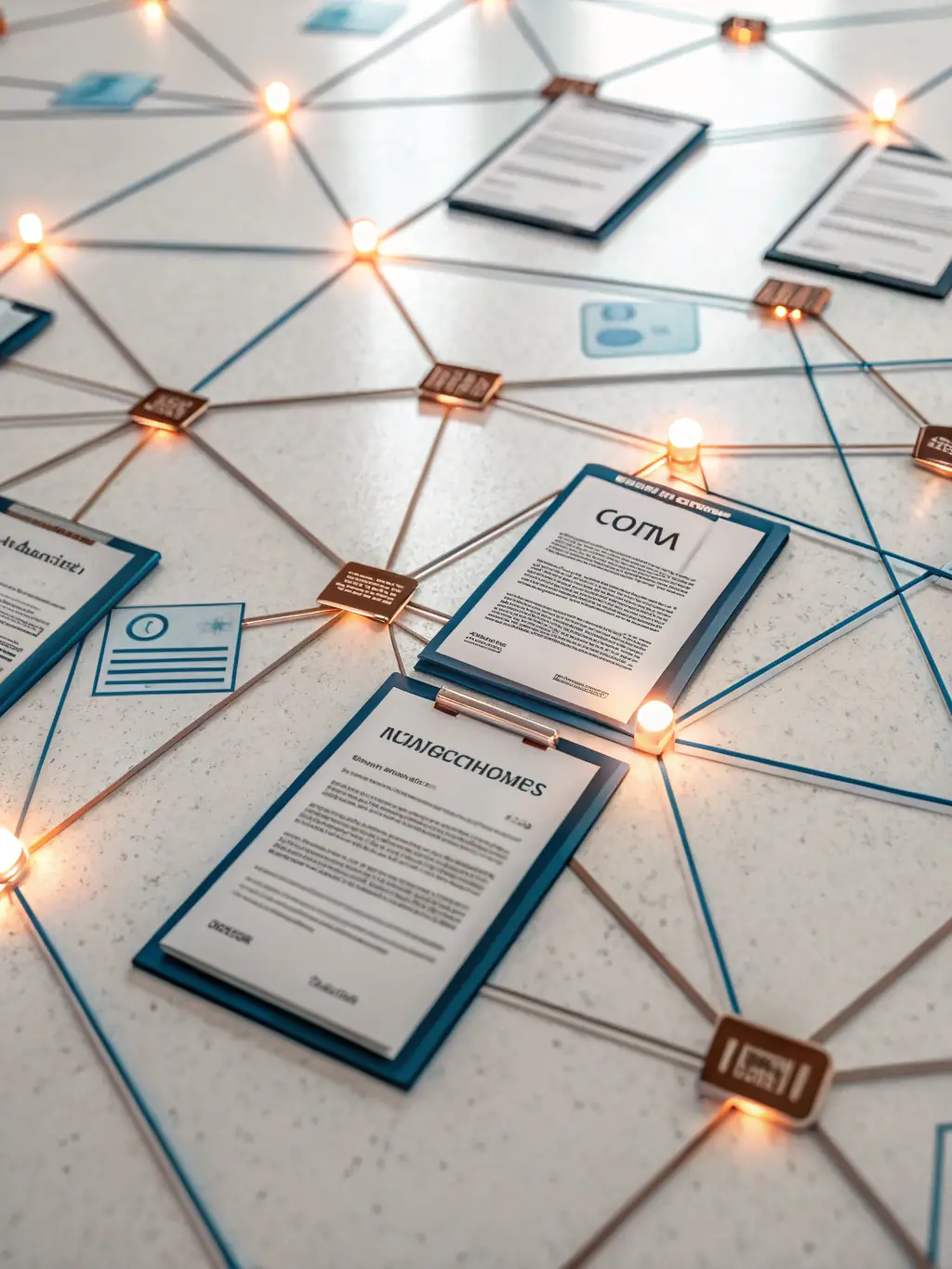 A visual representation of a legal workflow being automated by AI, highlighting the streamlined processes and increased productivity for legal professionals in Manhattan.
