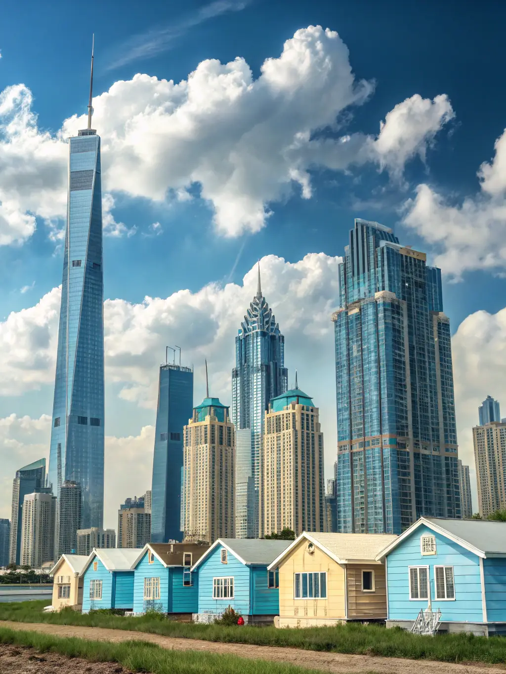 A digital illustration of a growing business chart with Brooklyn skyline in the background, symbolizing the growth and success that our services can help achieve.