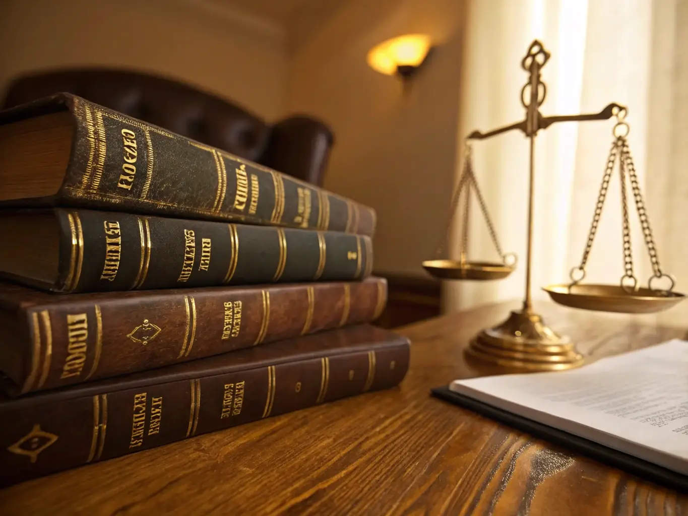 A professional image of legal documents and a gavel in a sophisticated Manhattan office, representing probate & trust property advisory services.