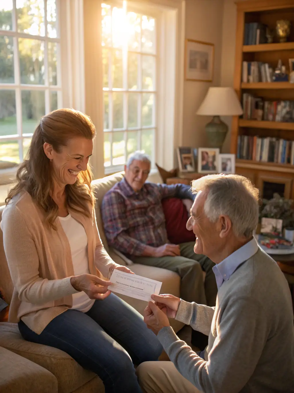 A family portrait in a luxurious setting, symbolizing the preservation and growth of family wealth through ARH Global Advisors' strategic planning.