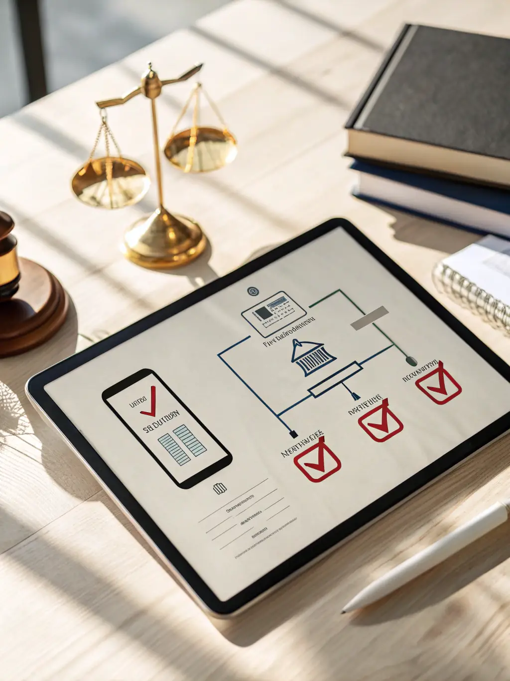 A clear and concise flowchart illustrating the probate process, emphasizing ARH Global Advisors' ability to simplify complex procedures for executors and trustees.