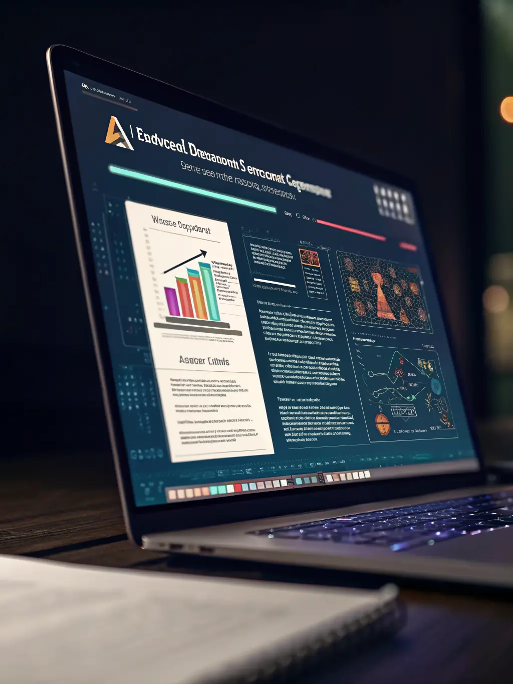 A detailed image of an AI system automatically drafting a legal document, highlighting the efficiency and accuracy of the system.