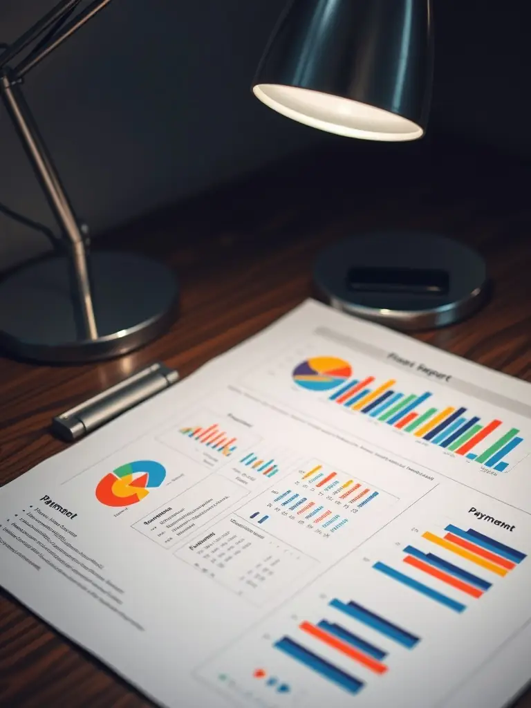 A photo of a detailed asset review report, highlighting key financial data and insights for estate planning in a Manhattan setting.