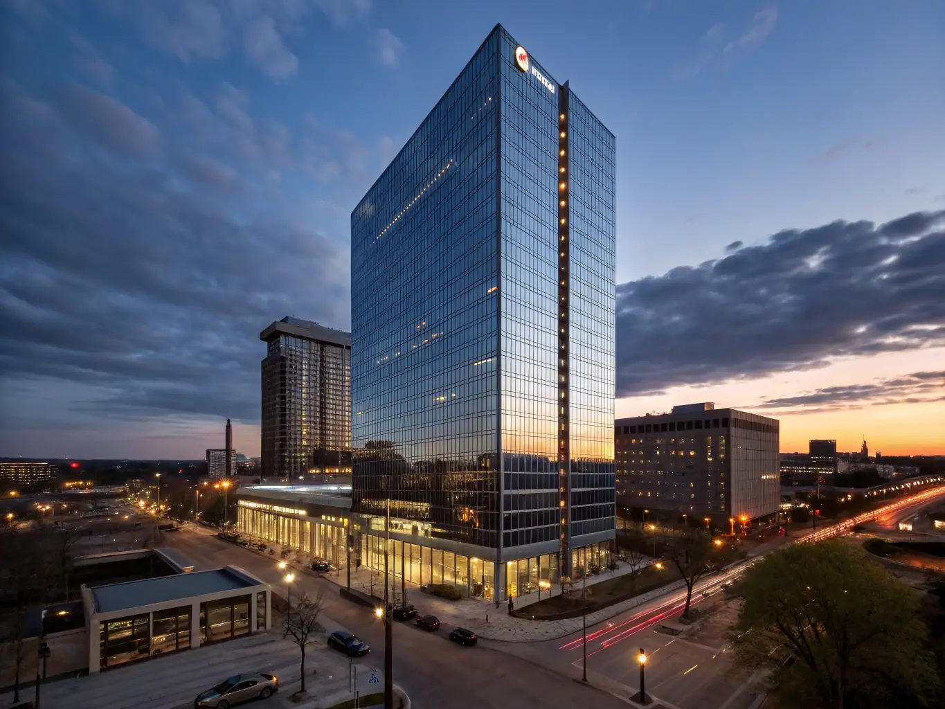 A modern high-rise building in downtown Los Angeles, symbolizing investment real estate and the potential for strategic growth.