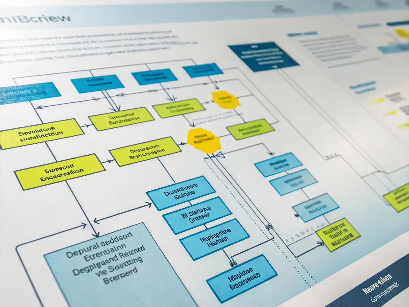 A modern website wireframe design showcasing optimal website structure for AI search engines.