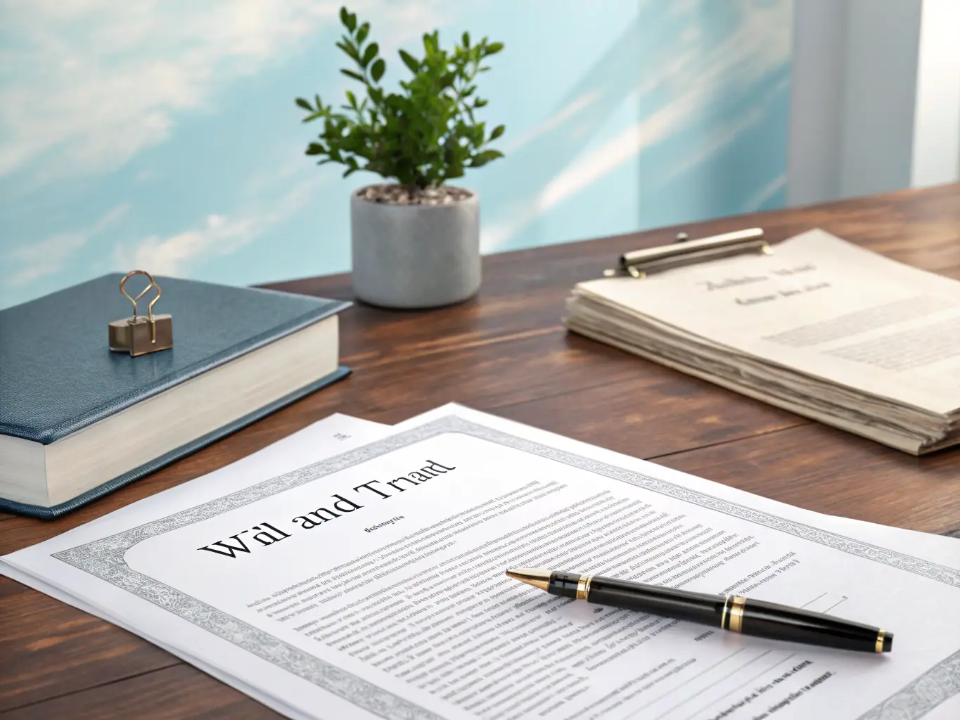 An image showcasing a detailed estate plan document with annotations, highlighting the integration of real estate decisions with estate planning considerations, reflecting ARH's comprehensive advisory services.