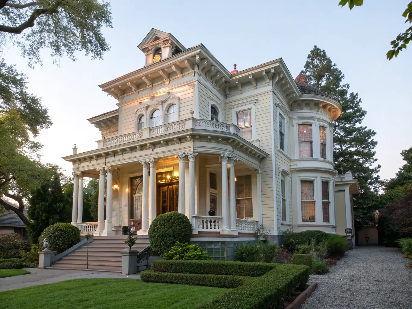 A photograph depicting a beautifully renovated historic home, symbolizing maximized property value and careful preservation of assets within a trust.