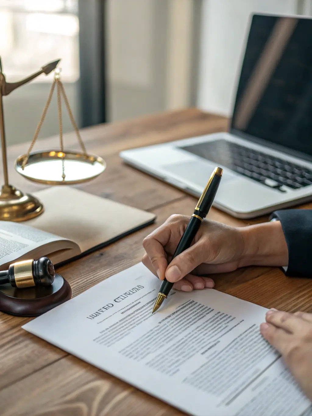An image of a clear, concise legal document or contract being reviewed, highlighting the importance of transparency and accuracy in all transactions.