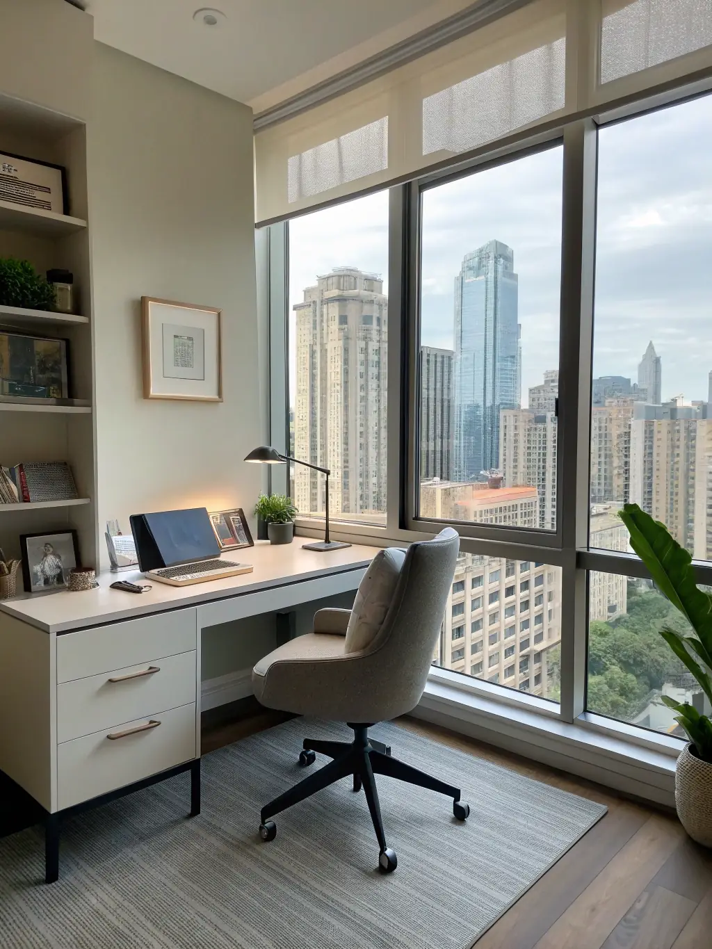 A serene image depicting a calm, organized office space with soft lighting, symbolizing a stress-free environment for clients discussing sensitive real estate matters.