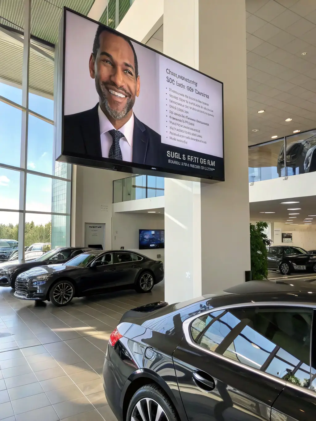 A visually appealing law firm advertisement on a digital platform, demonstrating effective marketing strategies and brand visibility.