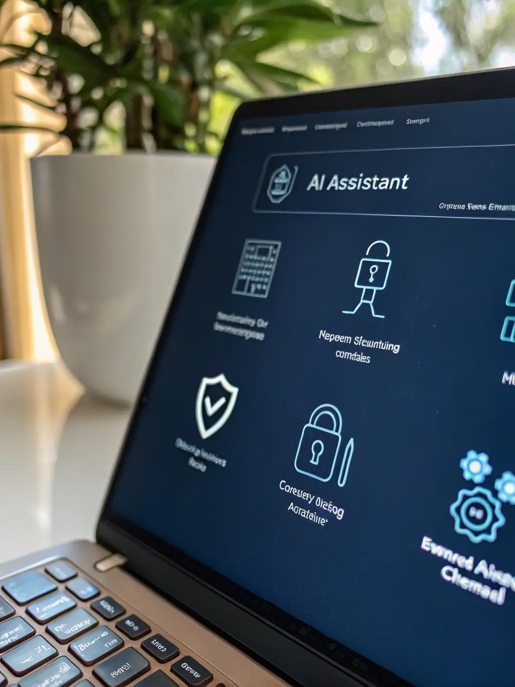 A visual representation of AI-driven compliance checks, showing automated alerts for potential regulatory breaches and detailed audit trails, emphasizing fiduciary duty.