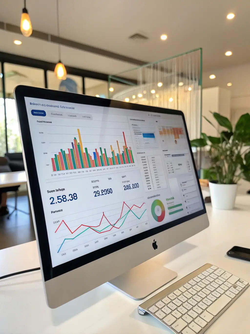 An image depicting real-time data streams being monitored on a dashboard, representing the monitoring capabilities of the system.