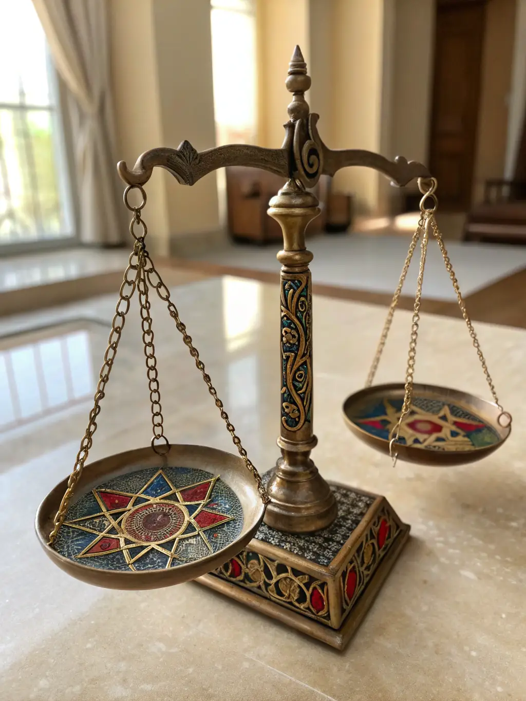 A balance scale tilted, representing fiduciary duty violations and the importance of ethical AI governance in financial advisory.