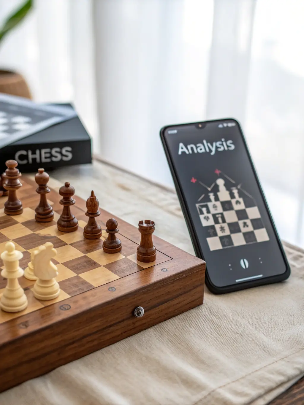 A chess game in progress, symbolizing strategic thinking and planning for the future of our clients' wealth.